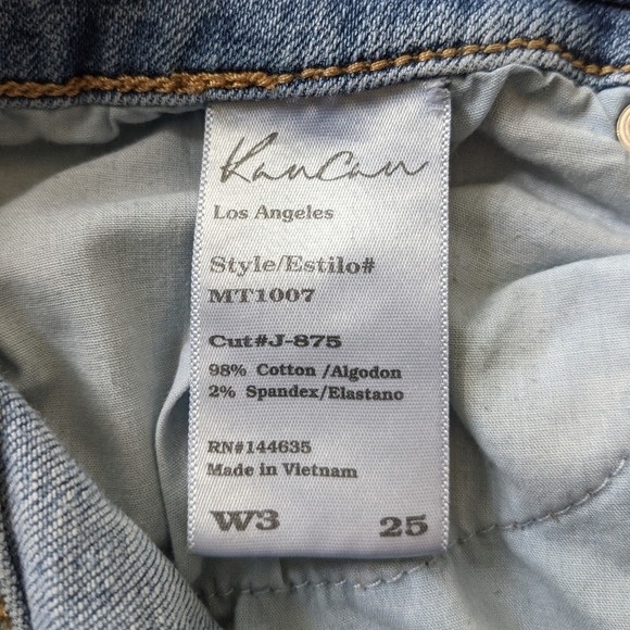 KanCan Super Distressed Skinny Jeans - Sz 25 - Picture 5 of 7